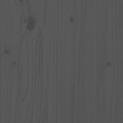 vidaXL Aparador alto madera maciza de pino gris 100x40x108,5 cm