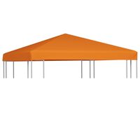 vidaXL Toldo de cenador 310 g/m² 3x3 m naranja