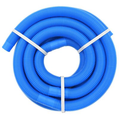 vidaXL Manguera de piscina con abrazaderas azul 38 mm 6 m