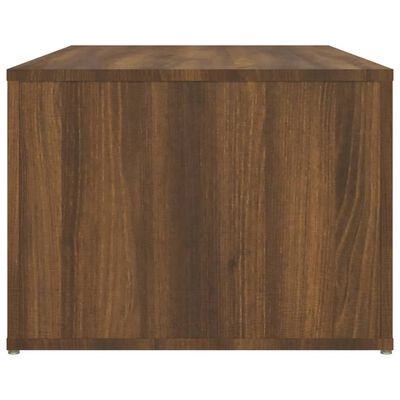 vidaXL Mesa de centro madera contrachapada roble marrón 100x50x36 cm