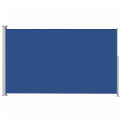 vidaXL Toldo lateral retráctil para patio azul 220x300 cm