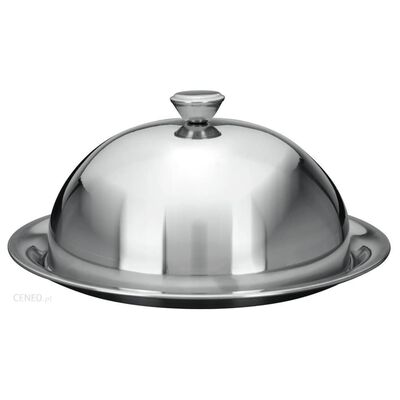 Excellent Houseware Campana de cristal con plato acero inoxidable