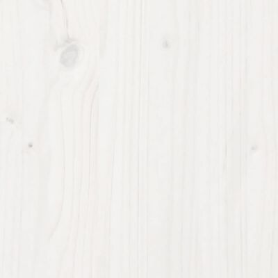 vidaXL Cabecero de cama madera maciza de pino blanco 140 cm