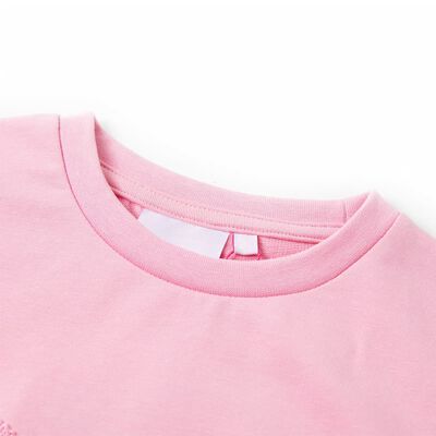 Sudadera infantil rosa 140