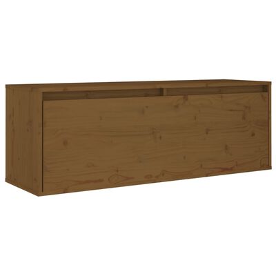 vidaXL Muebles para TV 5 piezas madera maciza de pino marrón miel