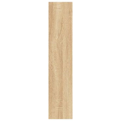 vidaXL Estantería de pared madera contrachapada blanco 90x16x78 cm