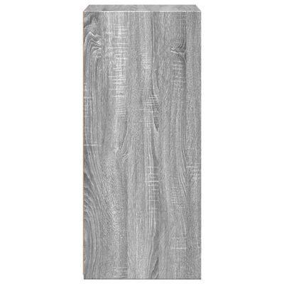 vidaXL Aparador de madera de ingeniería gris Sonoma 45x41x93 cm