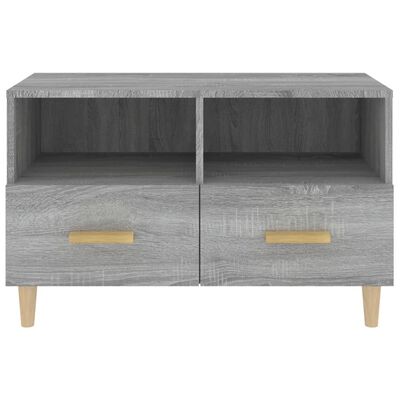 vidaXL Mueble de TV madera de ingeniería gris Sonoma 80x36x50 cm