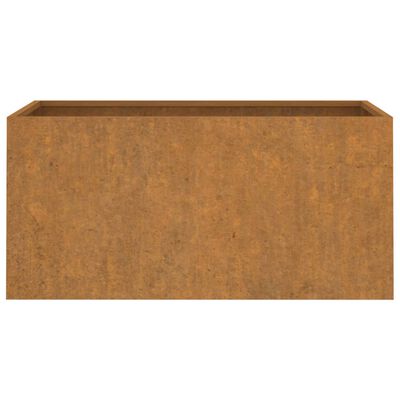 vidaXL Jardinera de acero corten 62x30x29 cm