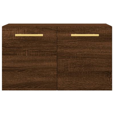 vidaXL Armario de pared madera ingeniería marrón roble 60x36,5x35 cm