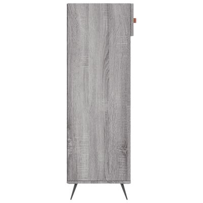 vidaXL Zapatero madera de ingeniería gris Sonoma 60x35x105 cm