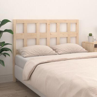 vidaXL Cabecero de cama madera maciza de pino 205,5x4x100 cm