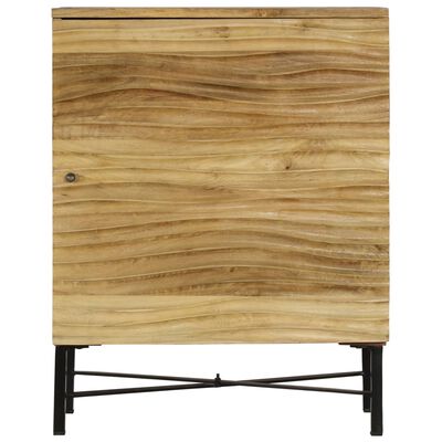 vidaXL Aparador de madera maciza de mango 60x35x75 cm