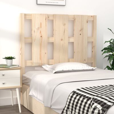 vidaXL Cabecero de cama madera maciza de pino 105,5x4x100 cm