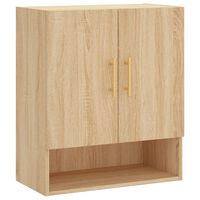 vidaXL Armario de pared madera de ingeniería roble Sonoma 60x31x70 cm