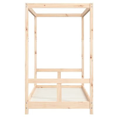 vidaXL Estructura de cama para niños madera maciza de pino 80x160 cm