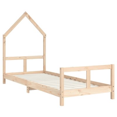 vidaXL Estructura de cama para niños madera maciza de pino 80x200 cm