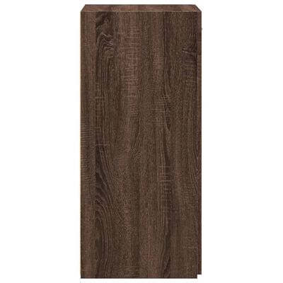 vidaXL Aparador de madera de ingeniería marrón roble 50x42,5x93 cm