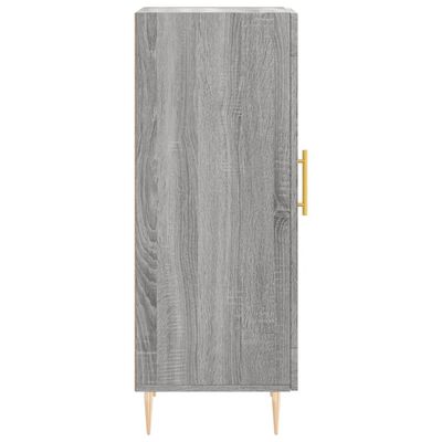 vidaXL Aparador madera de ingeniería gris Sonoma 34,5x34x90 cm