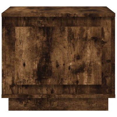 vidaXL Mesa de centro madera contrachapada roble ahumado 51x50x44 cm