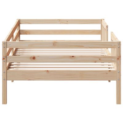 vidaXL Estructura de cama sin colchón madera maciza de pino 100x200 cm