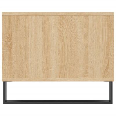 vidaXL Mesa de centro madera contrachapada roble Sonoma 90x50x40 cm