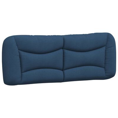 vidaXL Cama sin colchón tela azul 180x200 cm