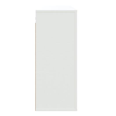 vidaXL Armario de pared madera contrachapada blanco 80x33x80 cm