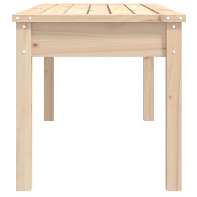 vidaXL Banco de jardín madera maciza de pino 109x44x45 cm