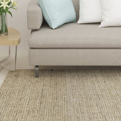 vidaXL Alfombra de sisal para rascador gris taupe 66x350 cm