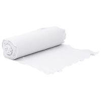 vidaXL Membrana geotextil fibra de poliéster blanco 1x10 m