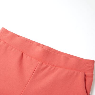 Pantalón infantil con perneras anchas coral 116