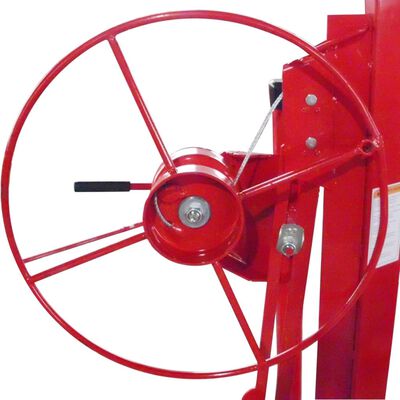 Máquina elevadora de placas de yeso y pladur plegable fabricada de acero de  color rojo VidaXL