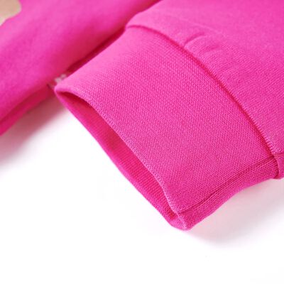 Sudadera infantil rosa oscuro 128