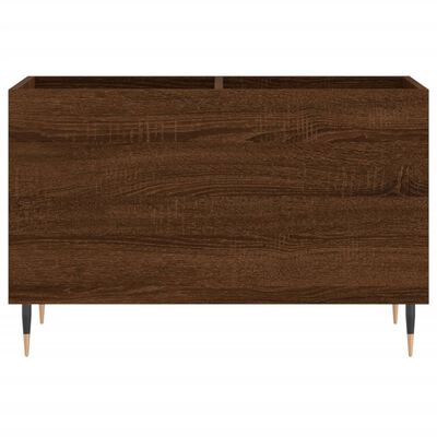 vidaXL Mueble discos madera contrachapada roble marrón 74,5x38x48 cm