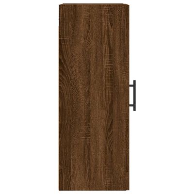 vidaXL Armario de pared madera ingeniería marrón roble 34,5x34x90 cm