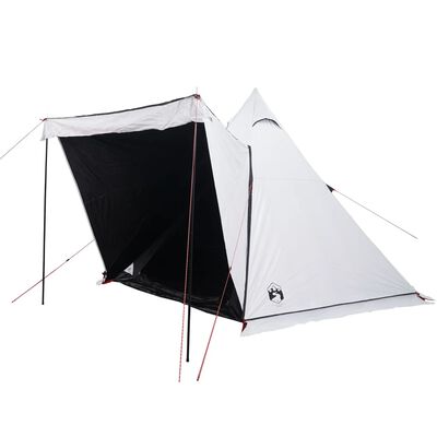 vidaXL Tienda familiar tipi 6 personas tela opaca impermeable blanca