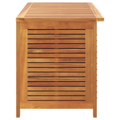 vidaXL Caja de almacenaje de jardín madera maciza acacia 113x50x56 cm