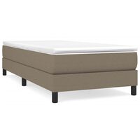 vidaXL Estructura de cama de tela gris taupe 80x200 cm