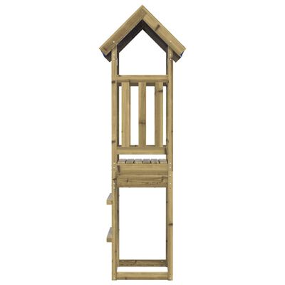 vidaXL Torre de juegos madera pino impregnada 52,5x46,5x208 cm