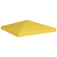 vidaXL Toldo de cenador 270 g/m² 3x3 m amarillo