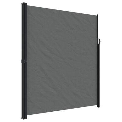 vidaXL Toldo lateral retráctil gris antracita 220x500 cm