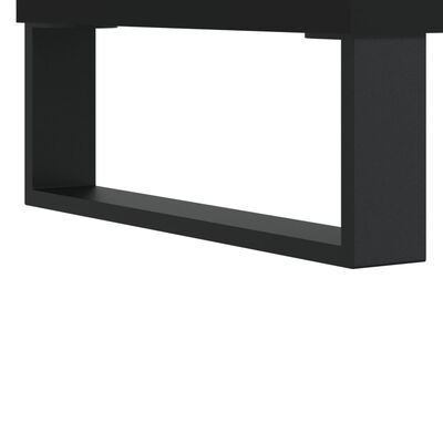 vidaXL Mesitas de noche 2 uds madera de ingeniería negro 40x30x50 cm