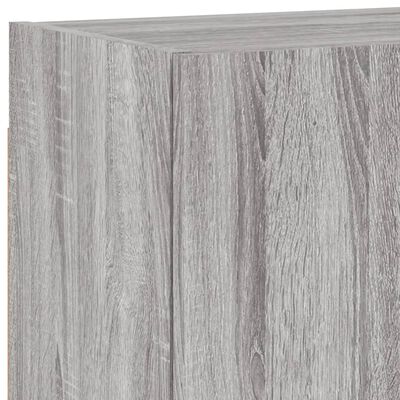 vidaXL Muebles de TV de pared 5 pzas madera de ingeniería gris Sonoma