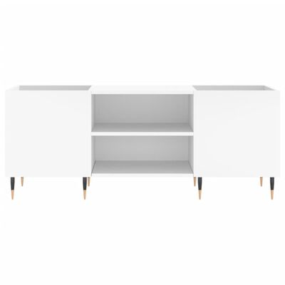 vidaXL Mueble para discos madera contrachapada blanco 121x38x48 cm