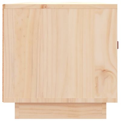 vidaXL Mueble de TV de madera maciza de pino 80x34x35 cm