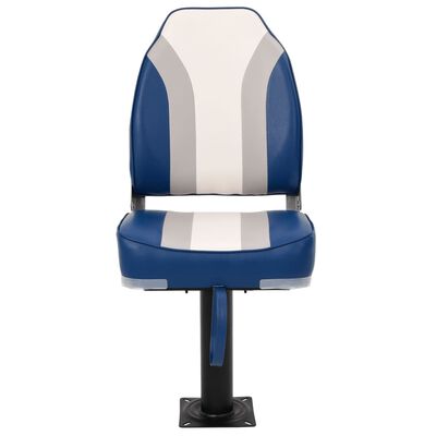 vidaXL Asiento para barco con pedestal giratorio 360°