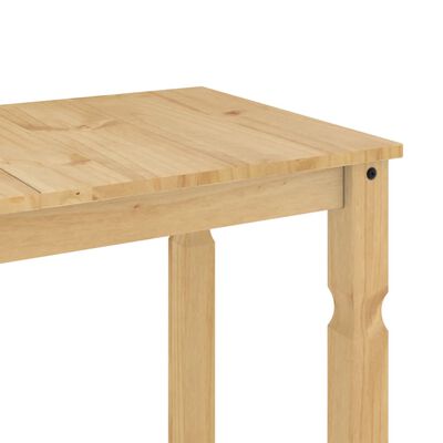 vidaXL Mesa de comedor Corona madera maciza de pino 112x60x75 cm