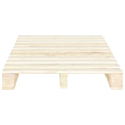 vidaXL Estructura cama palets sin colchón madera maciza pino 120x200cm