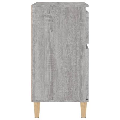 vidaXL Aparador de madera contrachapada gris Sonoma 60x35x70 cm